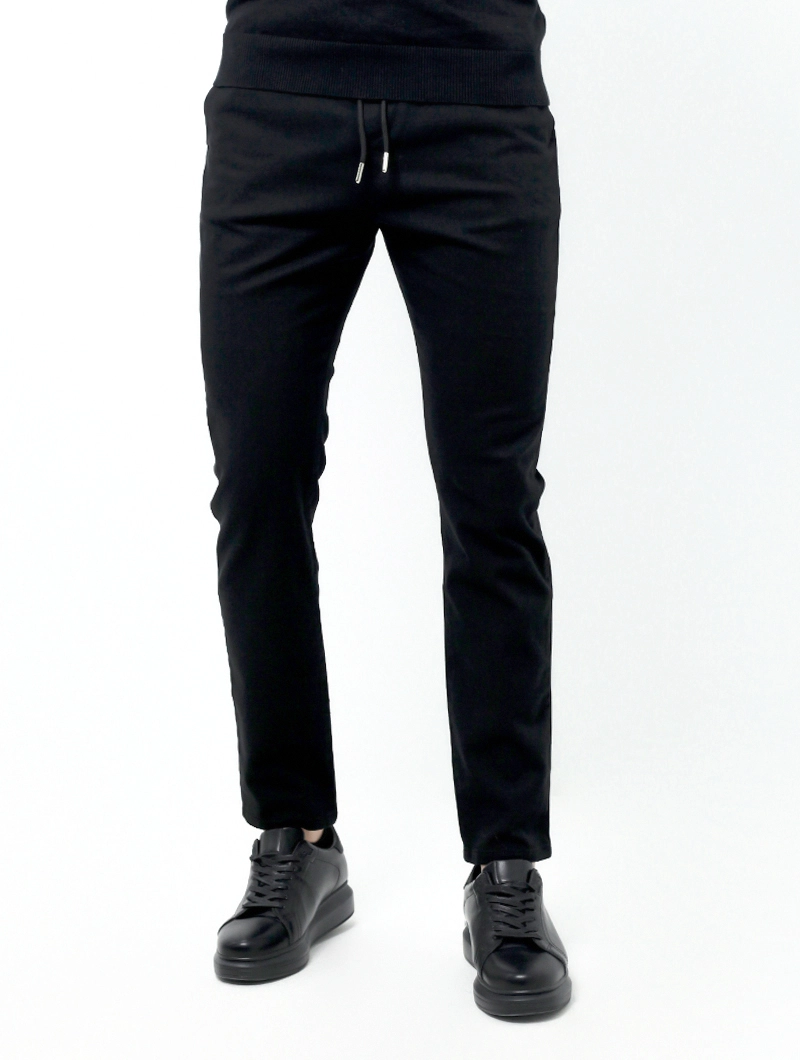 Pantalon chino slim ceinture élastiquée